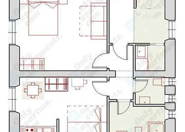 Clio 2 Bedroom 2 Bathroom Apartamento Roma
